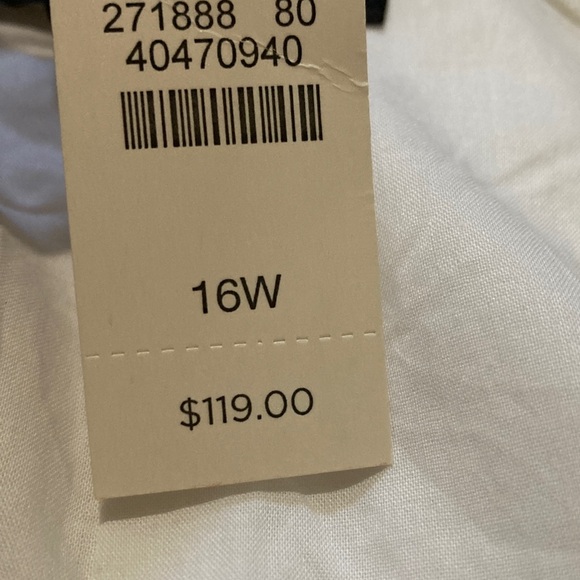 TALBOTS A-Line Linen Skirt NEW - Picture 7 of 9